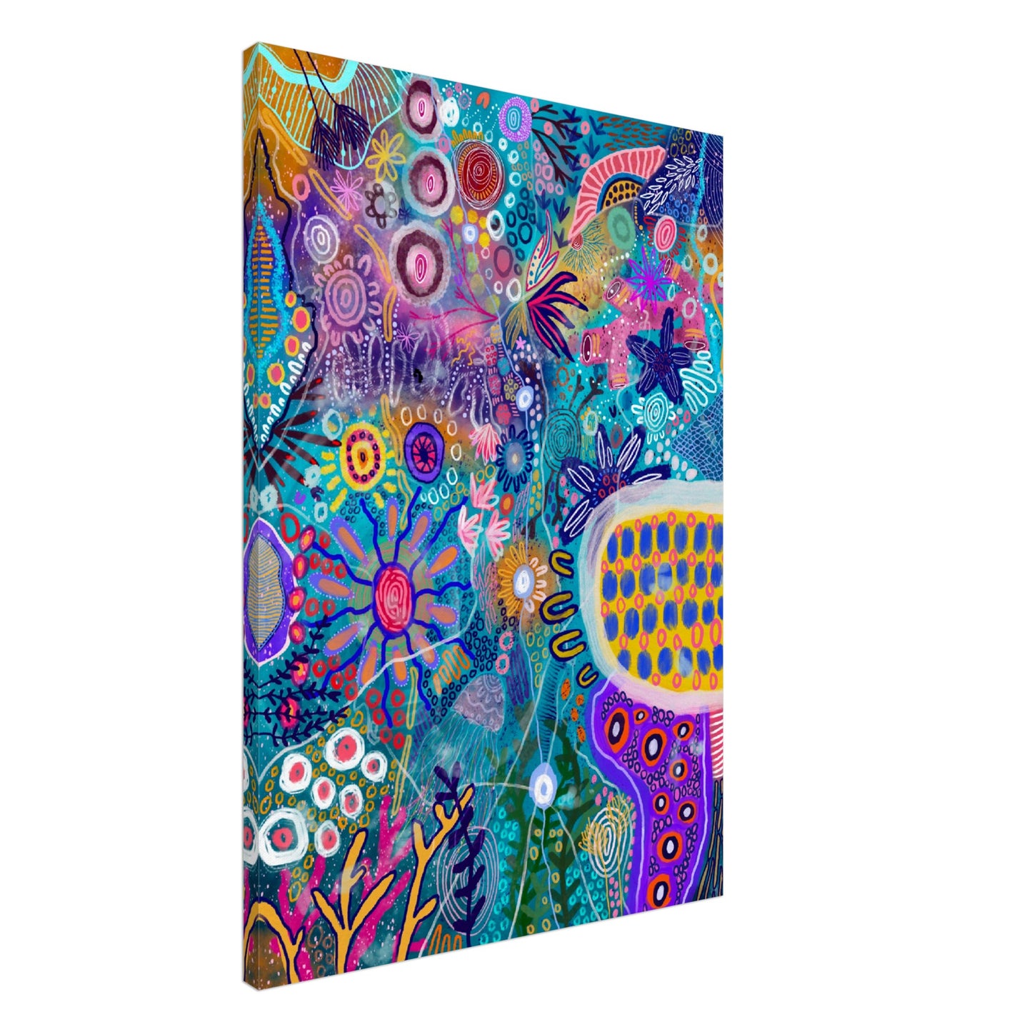 Aboriginal Art | Bocar Bindy: Dive into the Deep | Print to Canvas | Limited Release