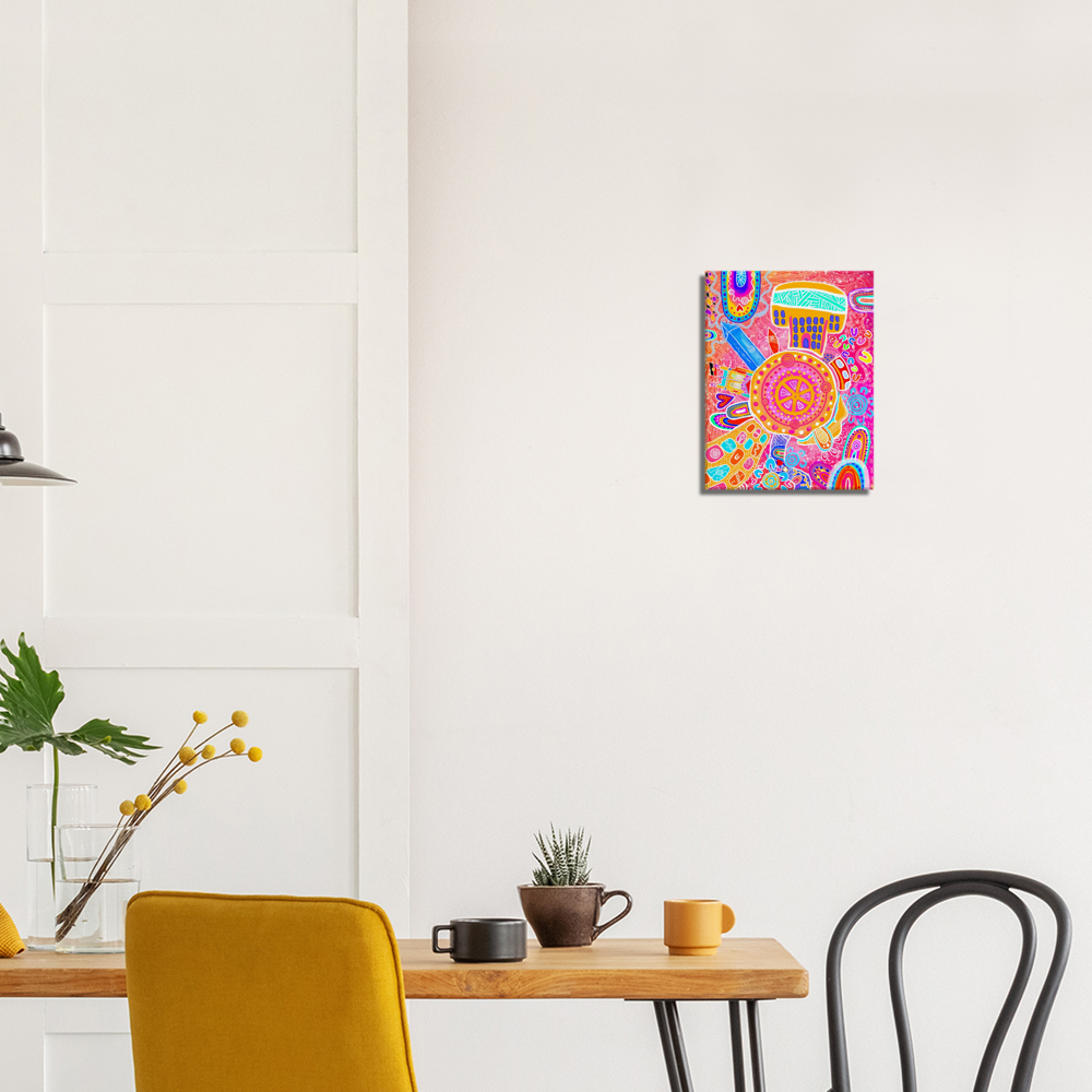 Aboriginal Art | Newcastle City | Print to Canvas | Limited Release