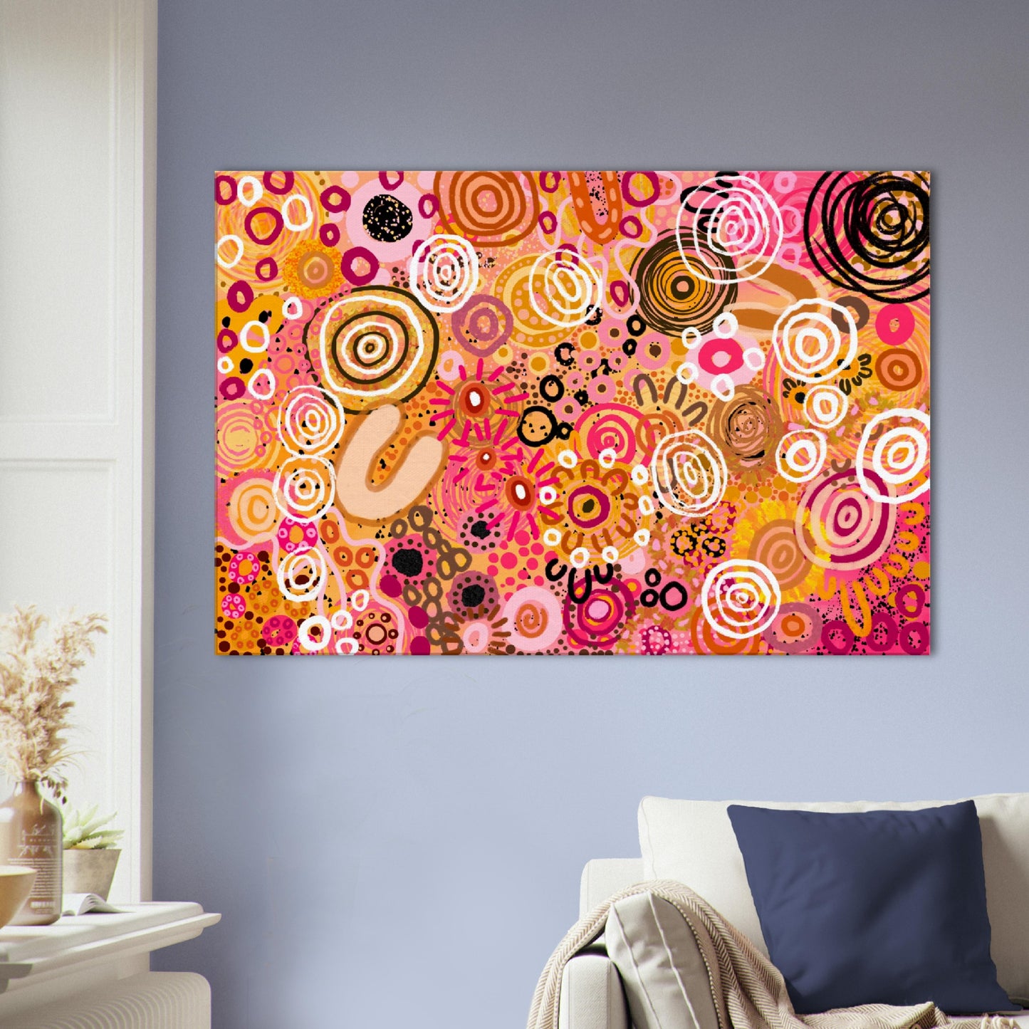 Aboriginal Art | Just the Two of Us | Print to Canvas | Limited Release