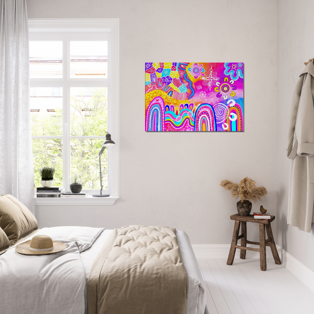 Aboriginal Art | Loud and Proud | Print to Canvas | Limited Release