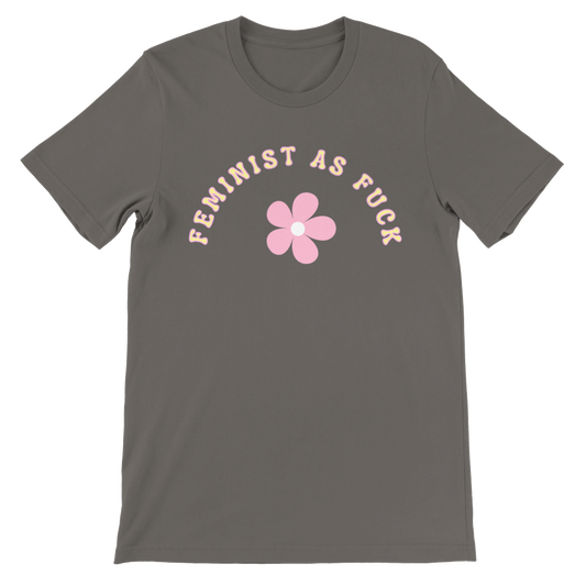 Inclusive | Feminist As F | Premium Unisex Crewneck T-shirt