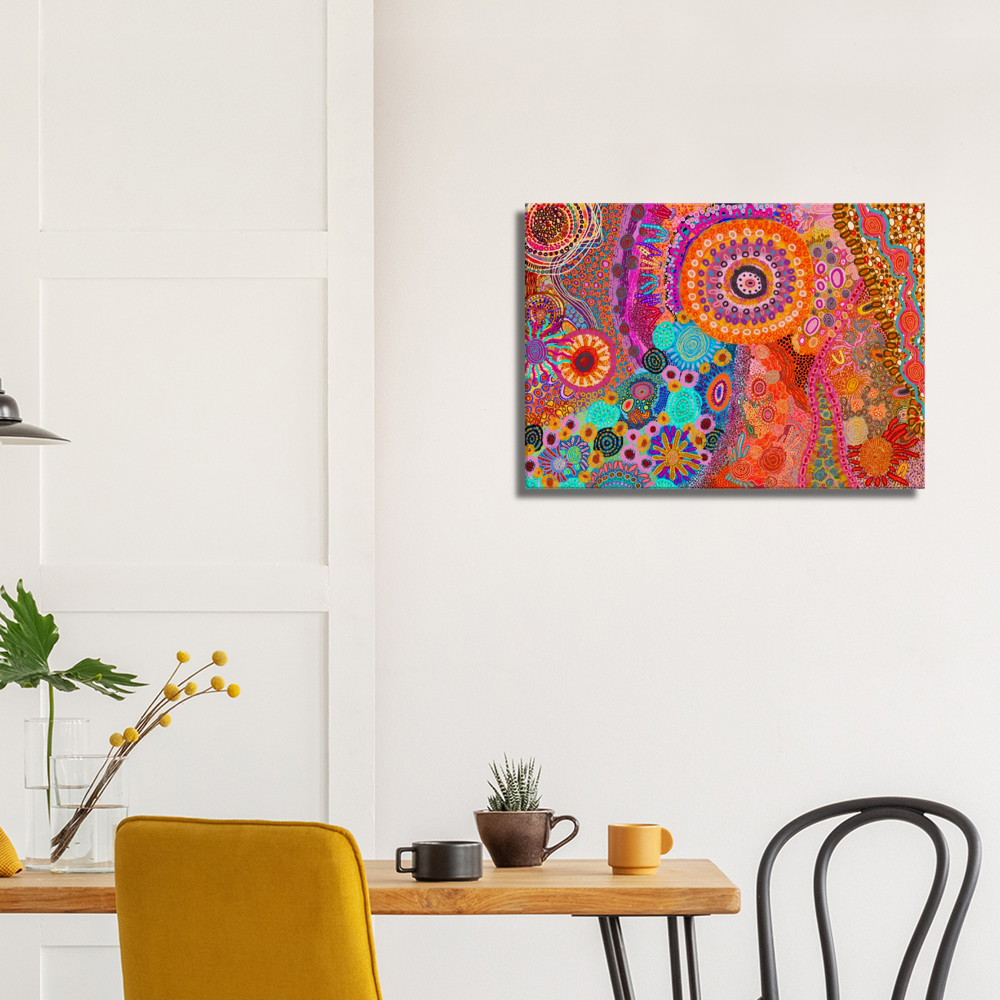 Aboriginal Art | Catching Sunshine | Print to Canvas | Limited Release
