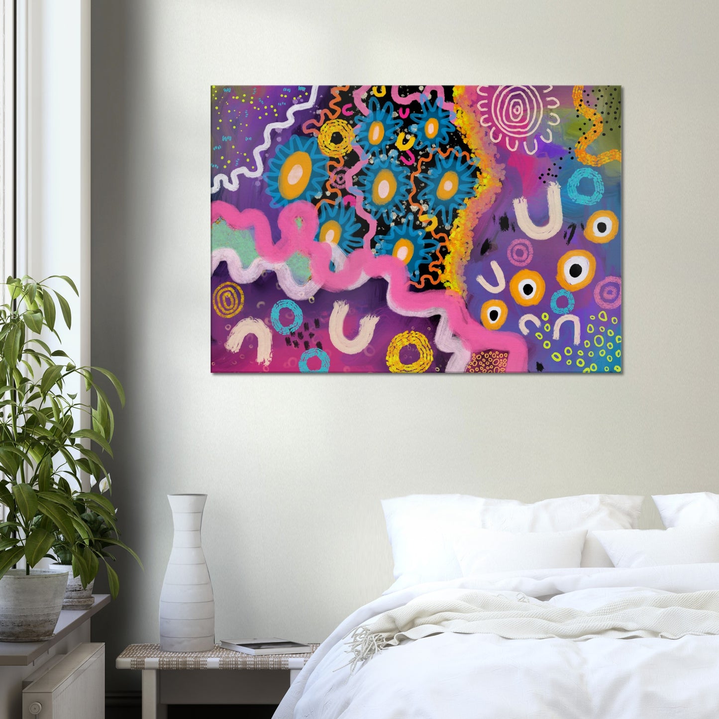 Aboriginal Art | Evoking Emotion | Print to Canvas | Limited Release