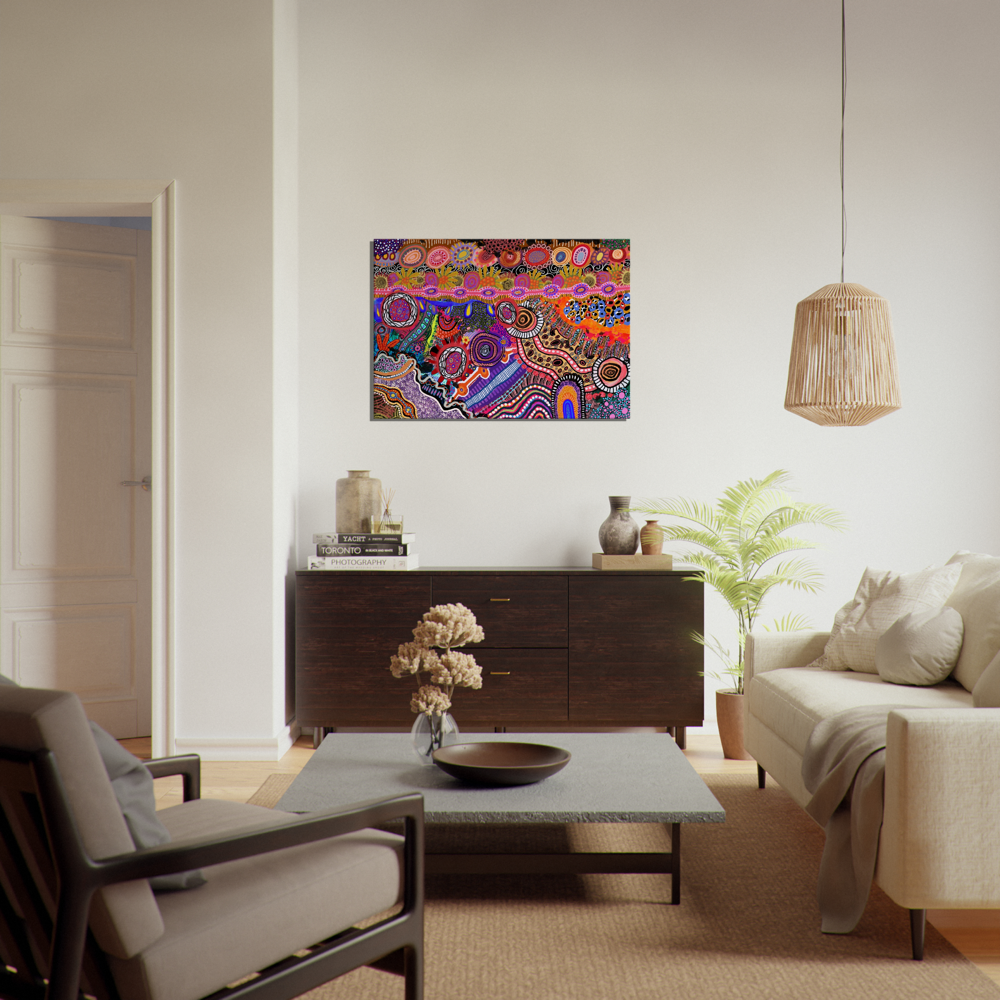 Aboriginal Art | Self Realisation Canvas | Print to Canvas | Limited Release