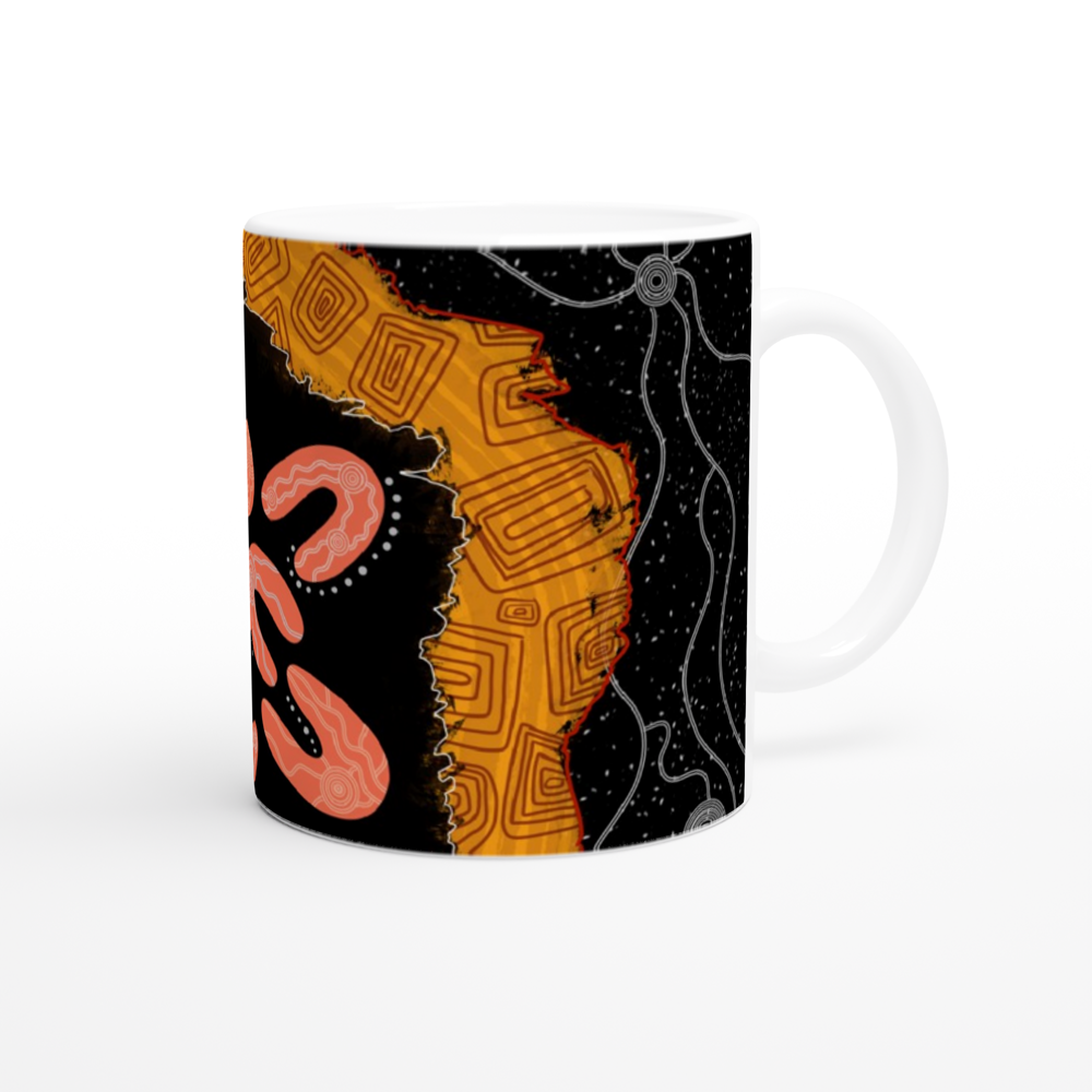 Aboriginal Art | Taking Shelter | Ceramic 11oz Mug