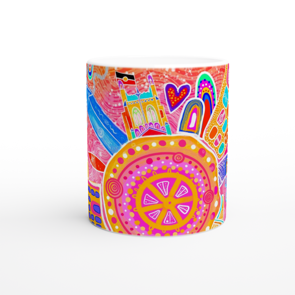 Aboriginal Art | Newcastle City Hub | Ceramic 11oz Mug