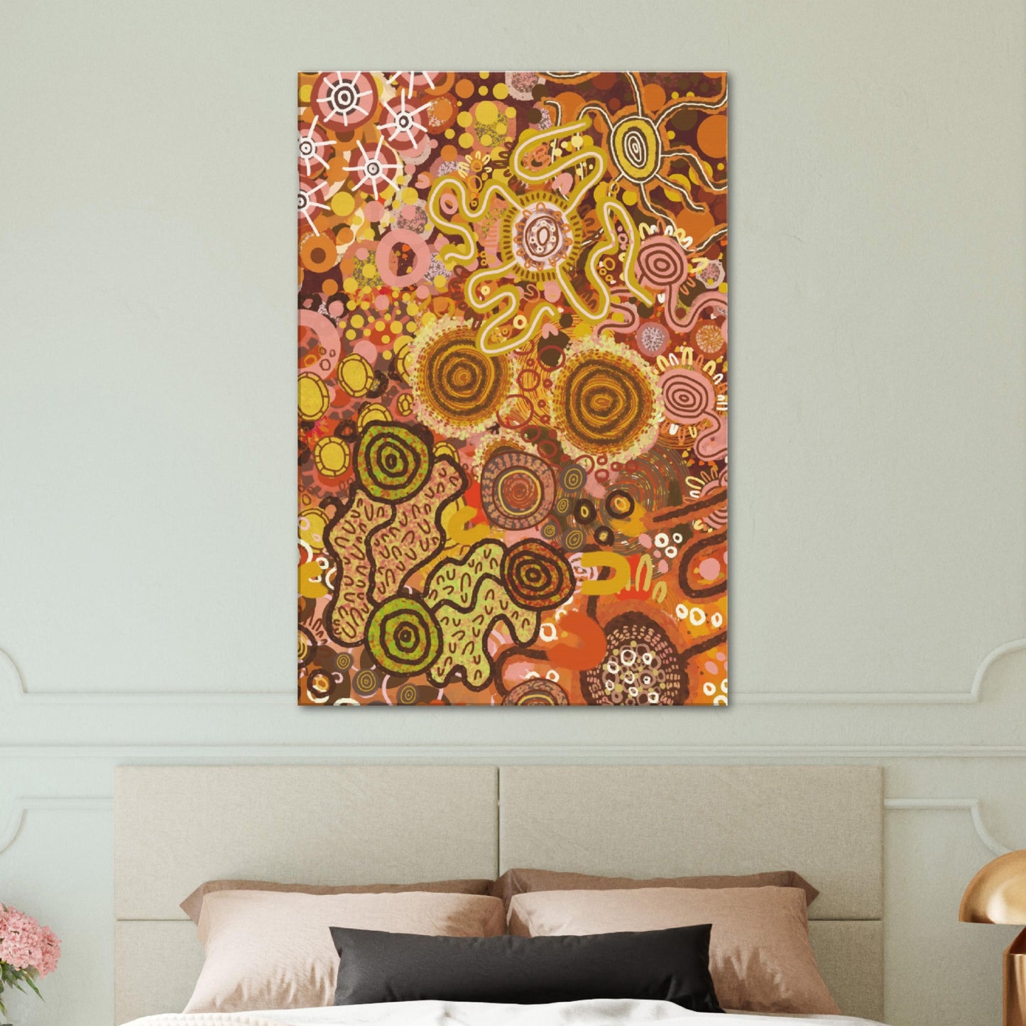 Aboriginal Art | Autumn | Print to Canvas | Limited Release