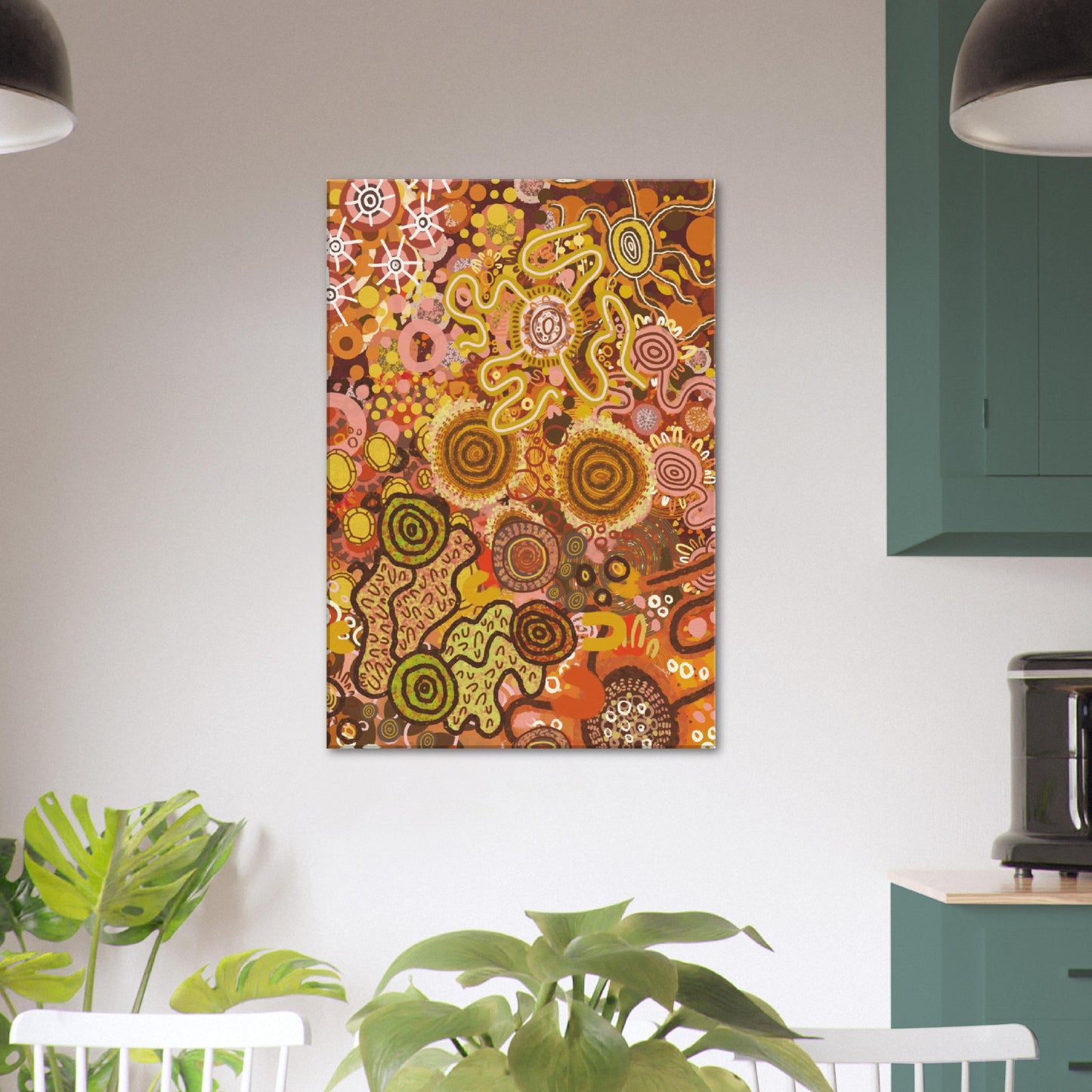 Aboriginal Art | Autumn | Print to Canvas | Limited Release