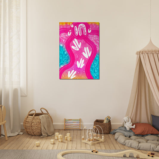 Aboriginal Art | Provider and Protector | Print to Canvas | Limited Release