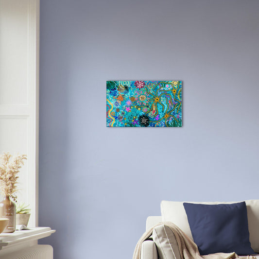 Aboriginal Art | Rockpool | Print to Canvas | Limited Release