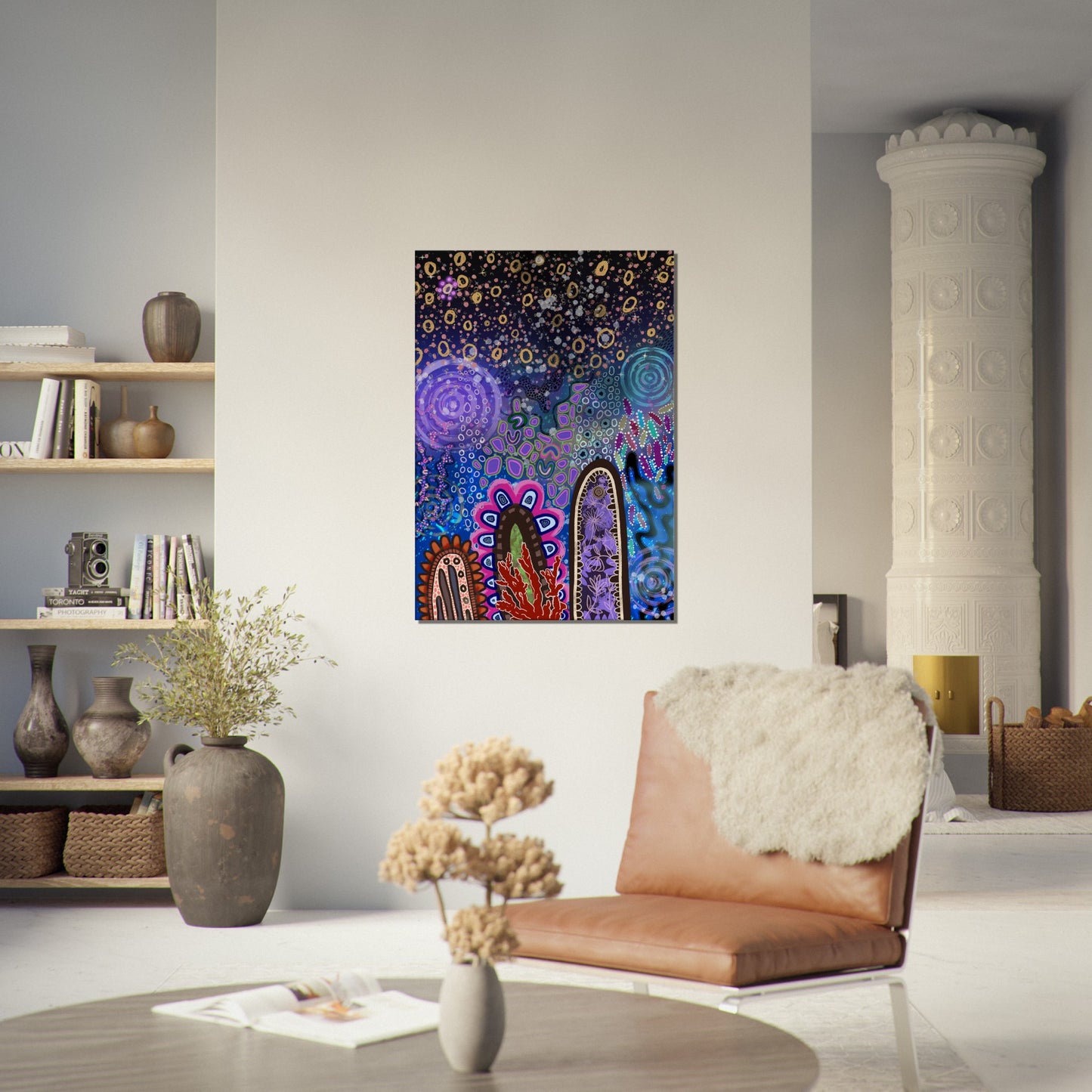 Aboriginal Art | Angel in the Stars | Print to Canvas | Limited Release