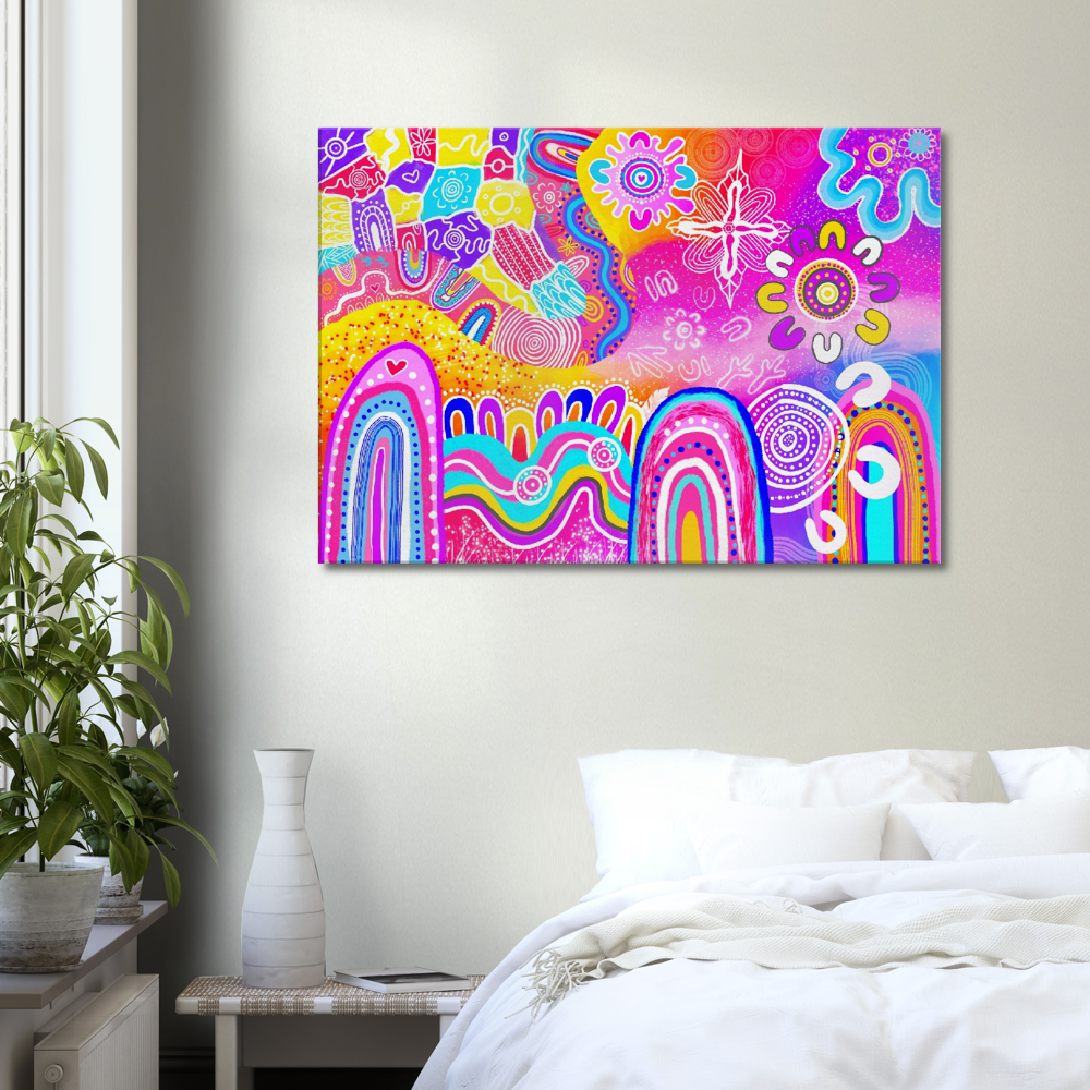 Aboriginal Art | Loud and Proud | Print to Canvas | Limited Release