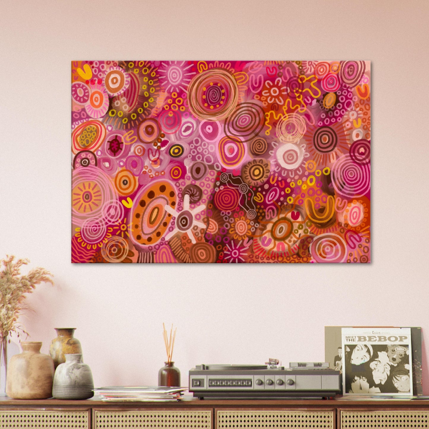 Aboriginal Art | Falling In Love | Print to Canvas | Limited Release