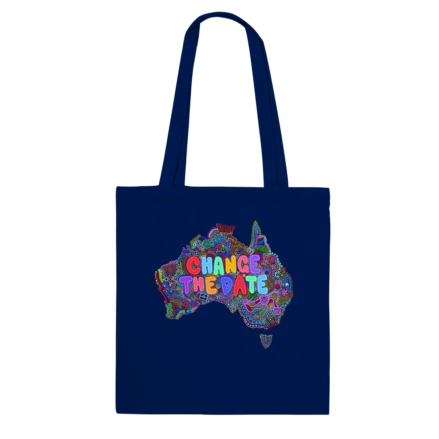 Aboriginal Art | Change the Date "Invasion Day" | Eco Classic Tote Bag