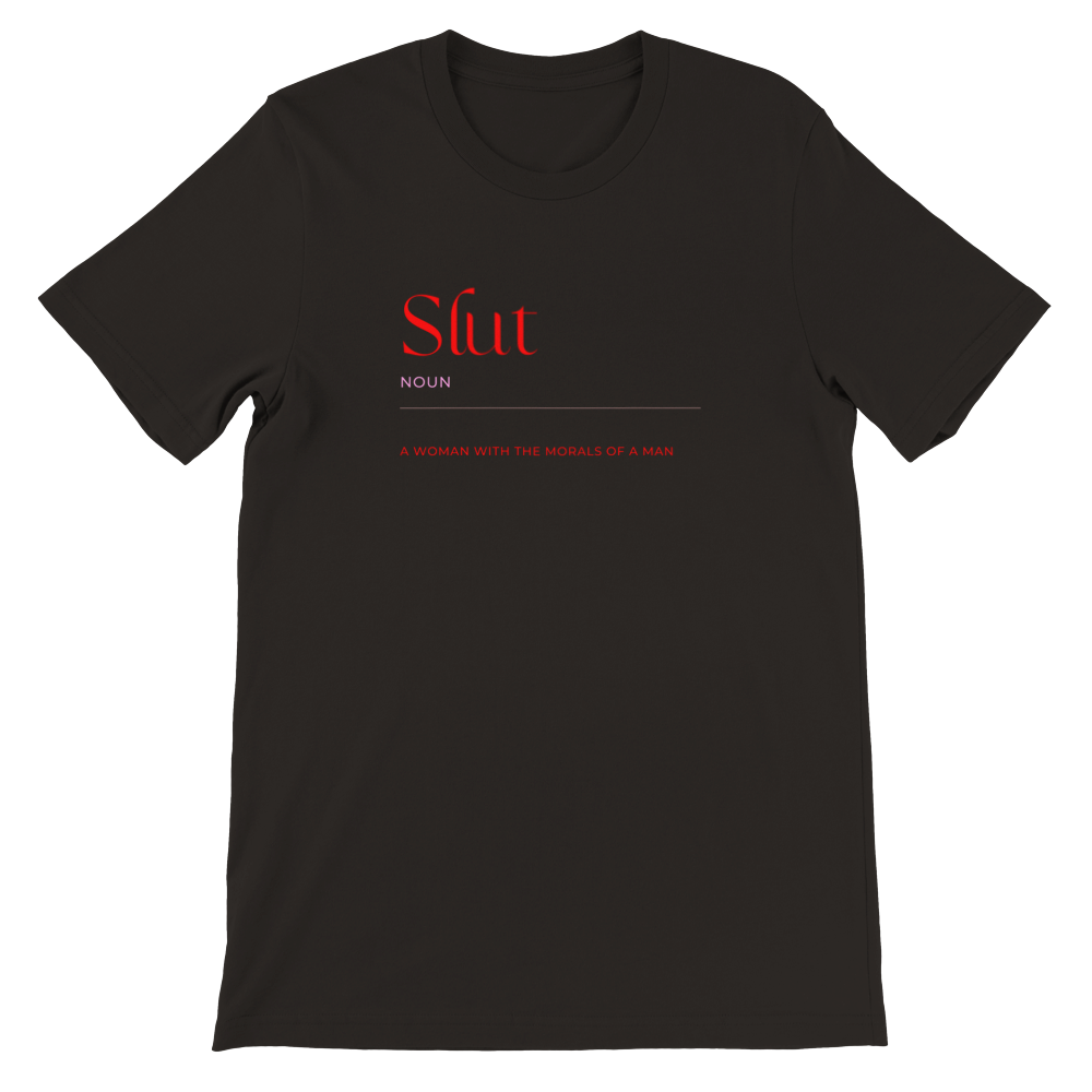 Inclusive | Slut Noun | Premium Unisex Crewneck T-shirt