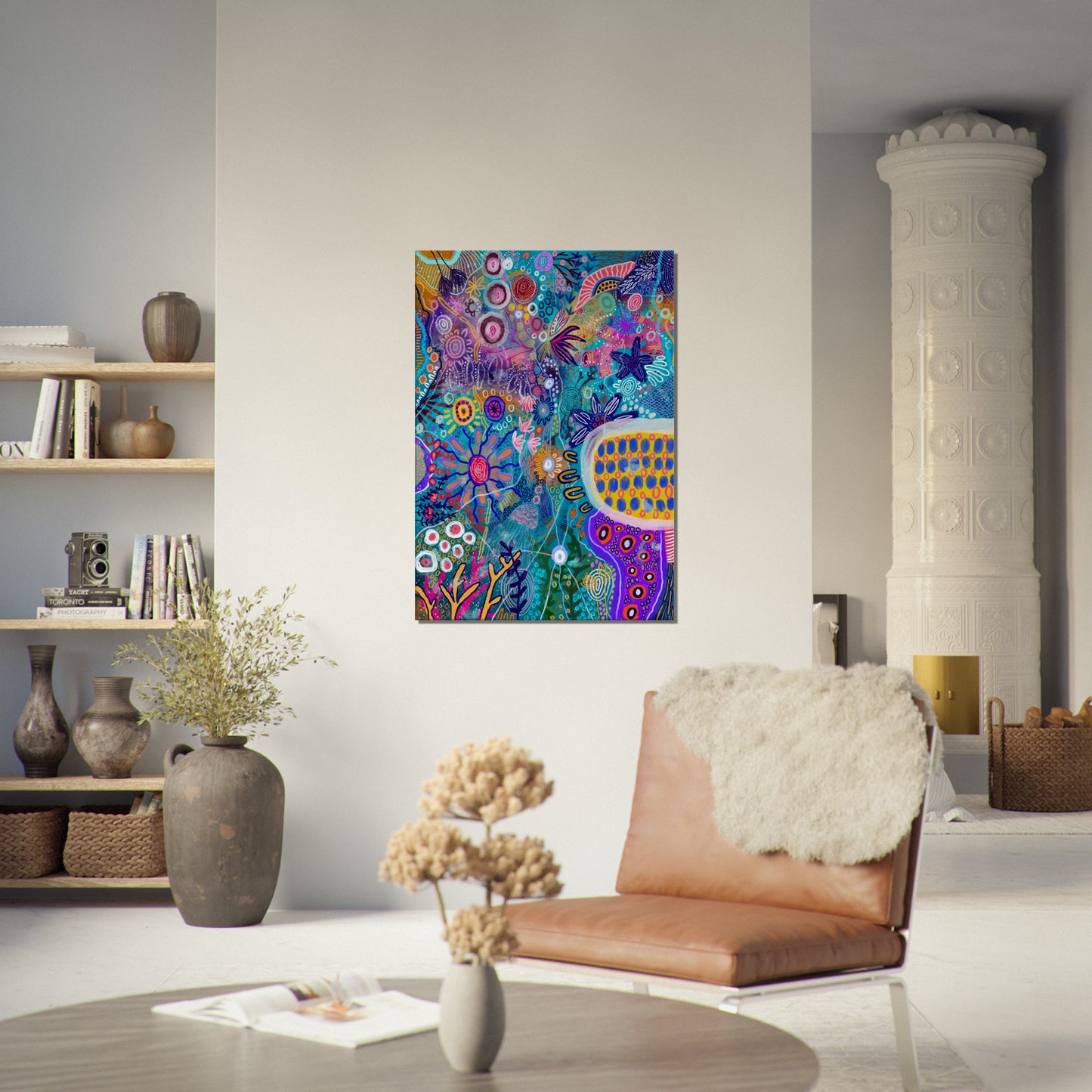 Aboriginal Art | Bocar Bindy: Dive into the Deep | Print to Canvas | Limited Release