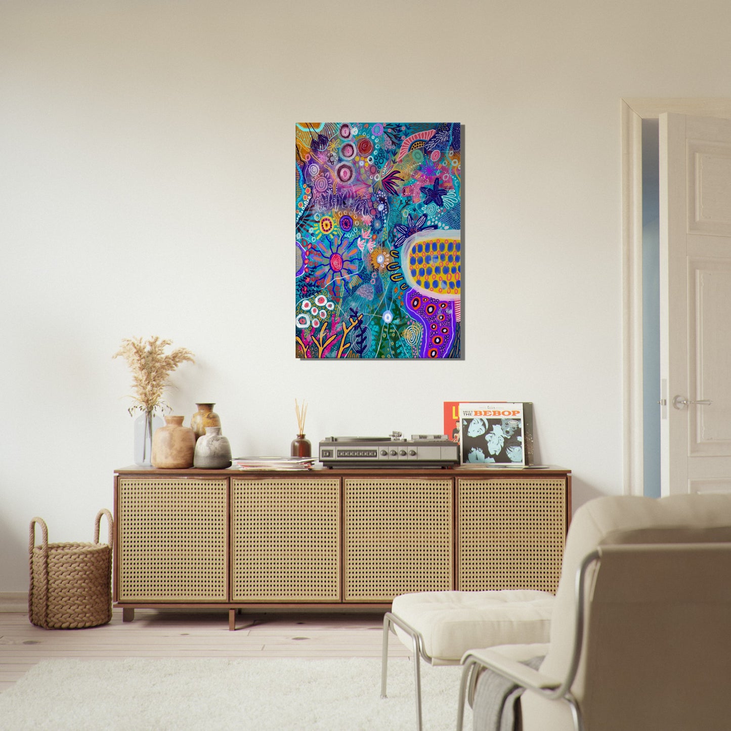 Aboriginal Art | Bocar Bindy: Dive into the Deep | Print to Canvas | Limited Release