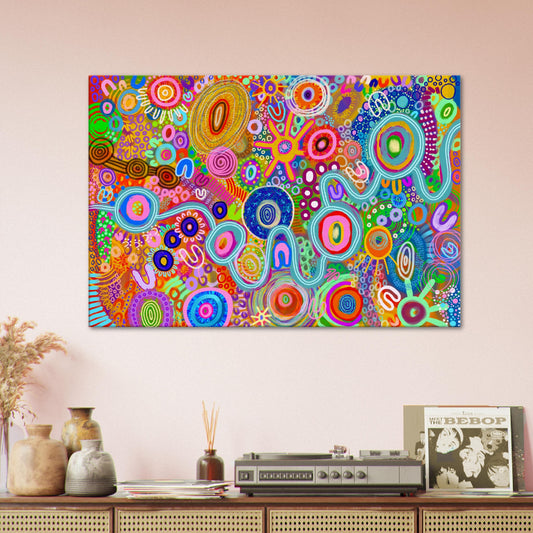 Aboriginal Art | World Pride: Love is Love | Limited Release Print to Canvas