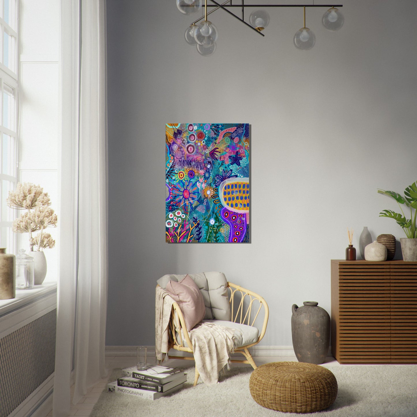 Aboriginal Art | Bocar Bindy: Dive into the Deep | Print to Canvas | Limited Release