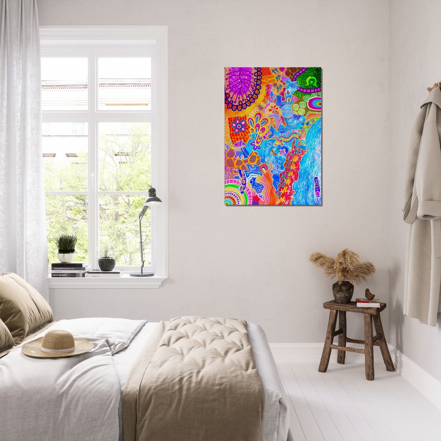 Aboriginal Art | Lake Macquarie | Print to Canvas | Limited Release