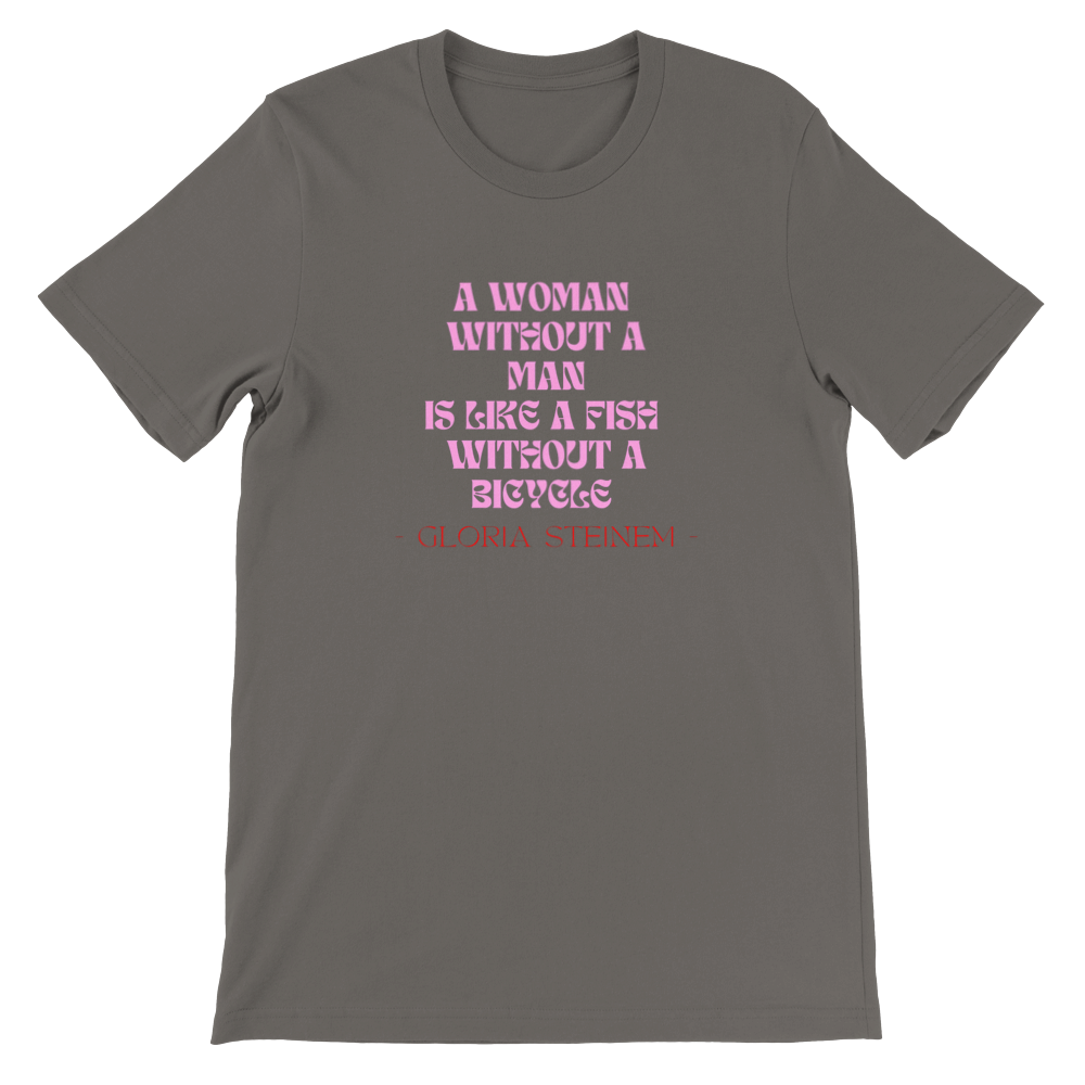 Inclusive | Fish on a Bike | Premium Unisex Crewneck T-shirt