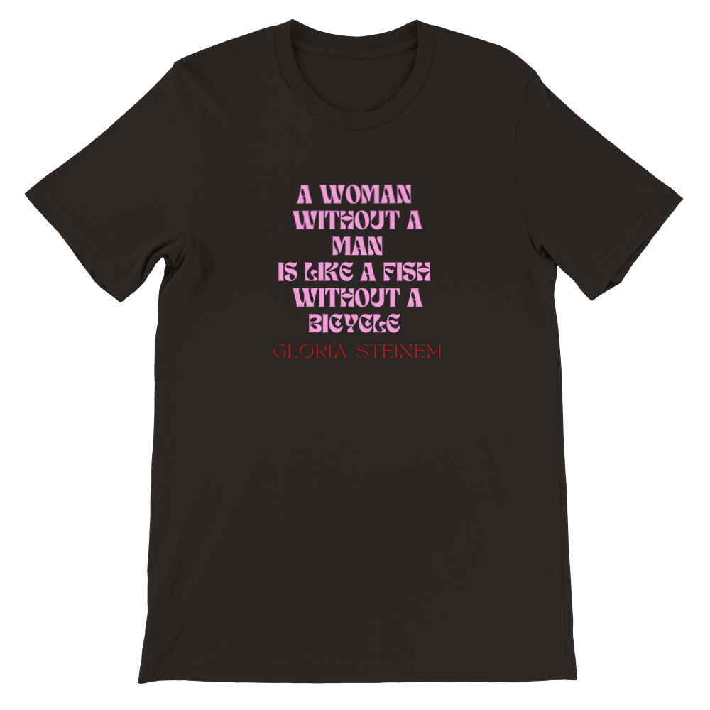 Inclusive | Fish on a Bike | Premium Unisex Crewneck T-shirt
