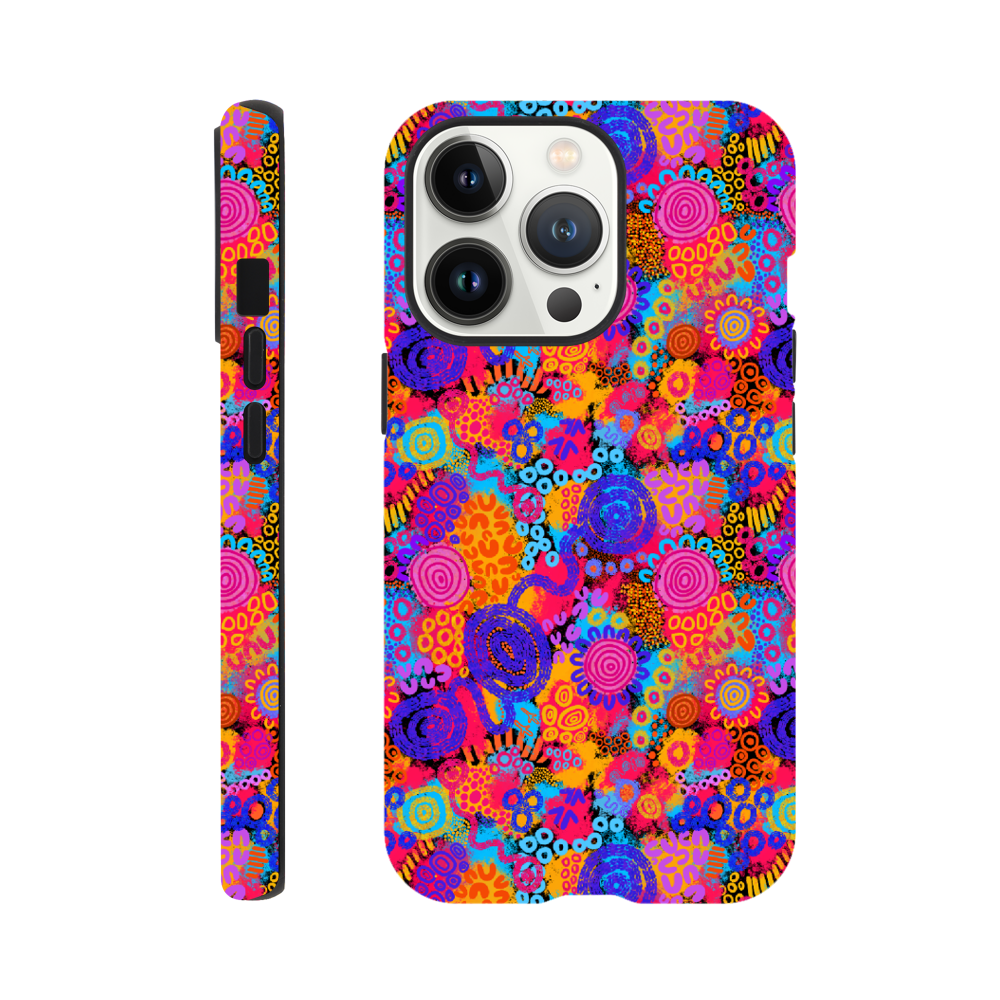 Aboriginal Art | Aboriginal Technicolor | Samsung & iPhone Cases