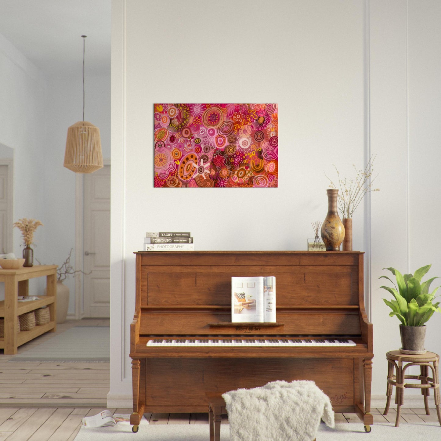 Aboriginal Art | Falling In Love | Print to Canvas | Limited Release