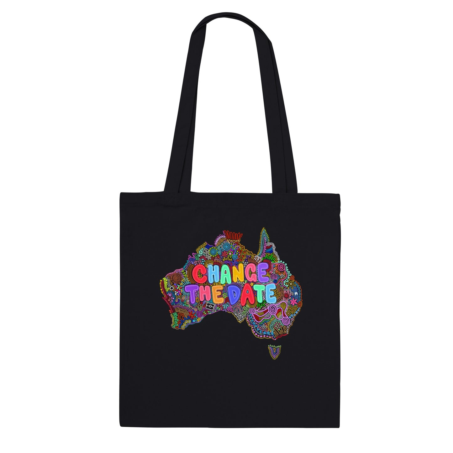 Aboriginal Art | Change the Date "Invasion Day" | Eco Classic Tote Bag