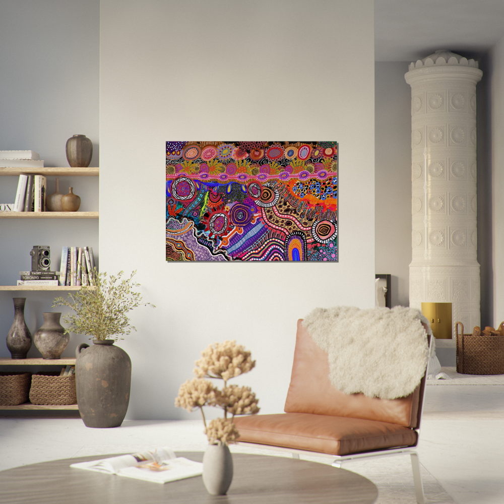 Aboriginal Art | Self Realisation Canvas | Print to Canvas | Limited Release