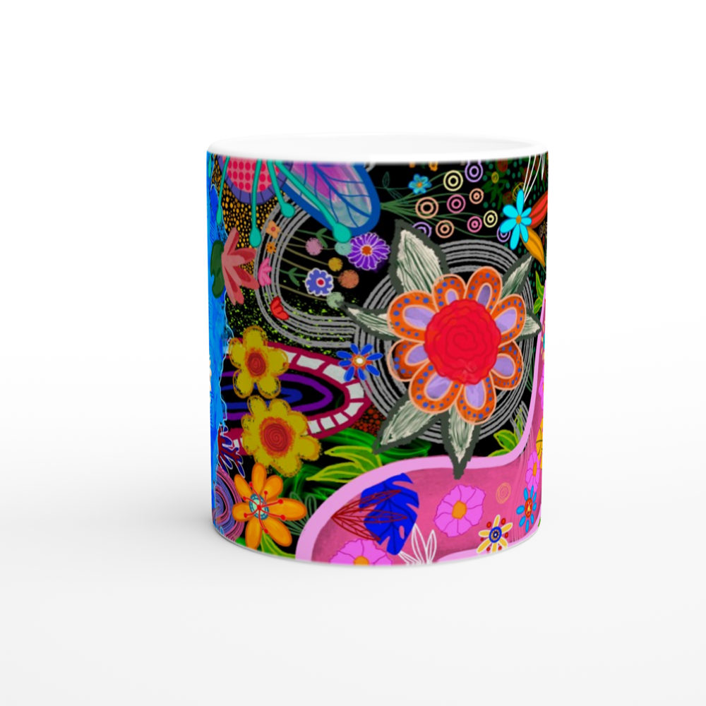 Aboriginal Art | Botanical Gardens | Ceramic 11oz Mug