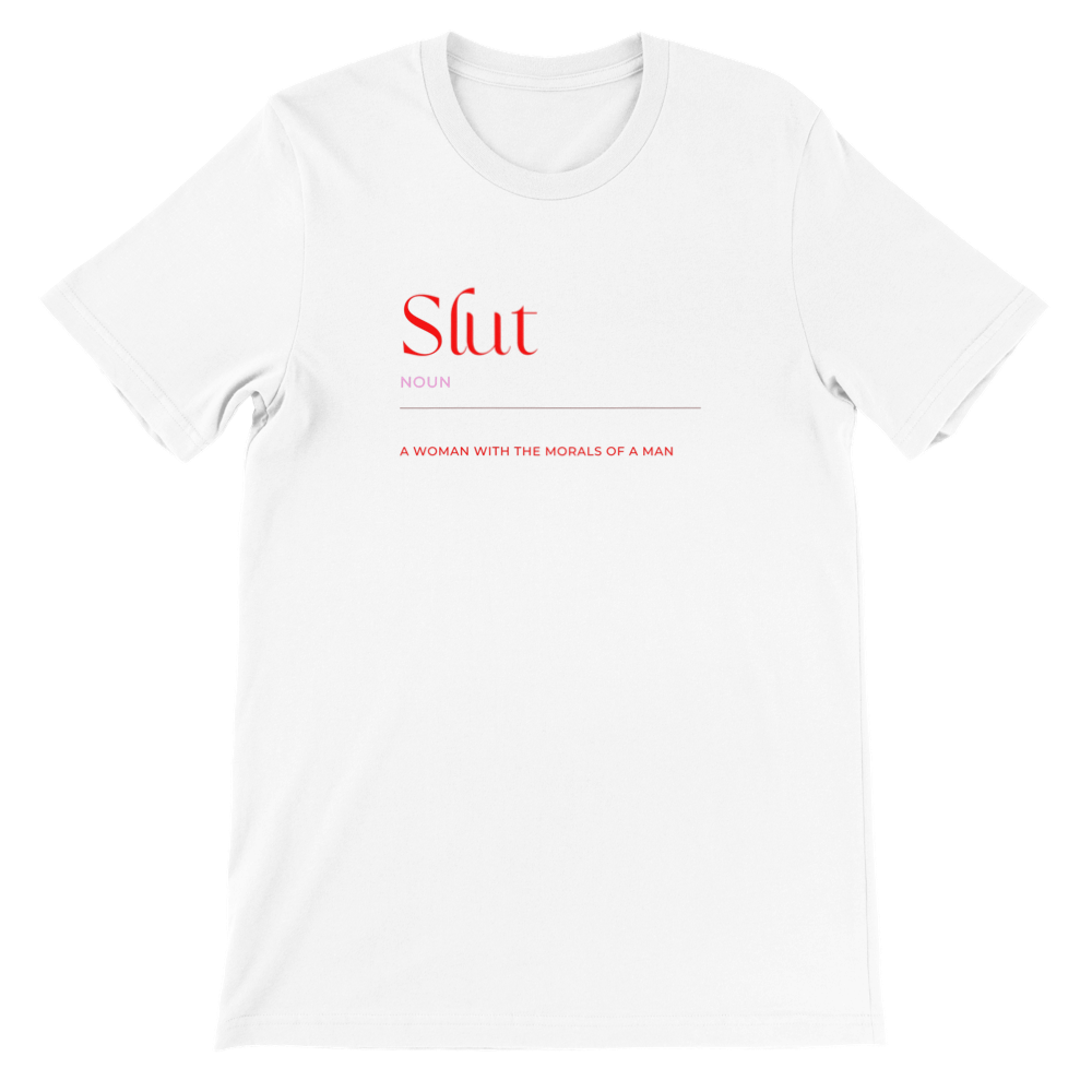 Inclusive | Slut Noun | Premium Unisex Crewneck T-shirt