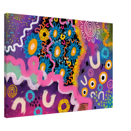 Aboriginal Art | Evoking Emotion | Print to Canvas | Limited Release