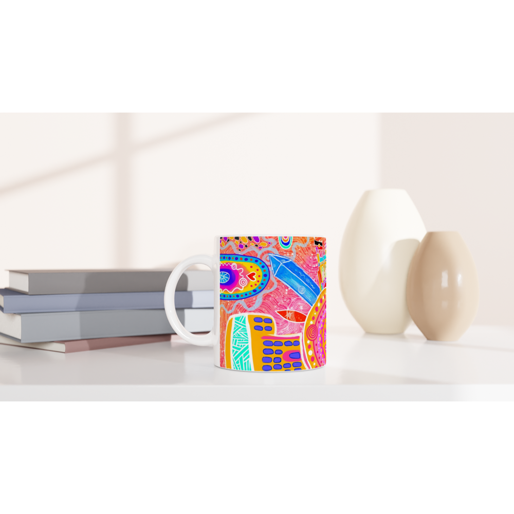 Aboriginal Art | Newcastle City Hub | Ceramic 11oz Mug