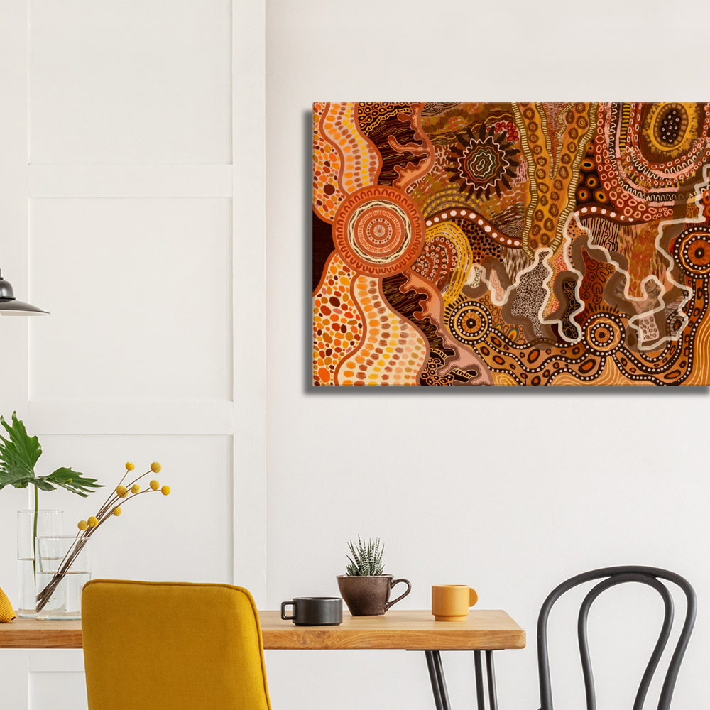 Aboriginal Art | The Climb | Print to Canvas | Limited Release