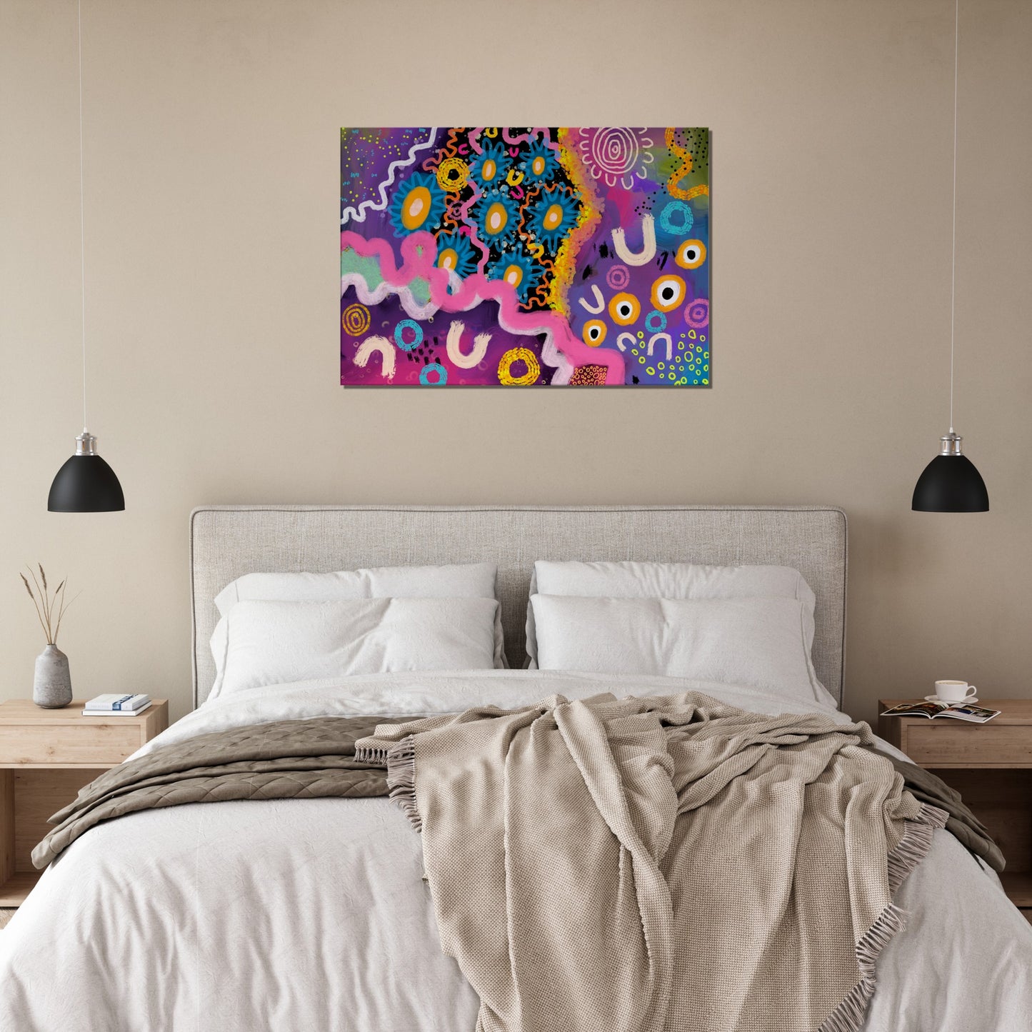 Aboriginal Art | Evoking Emotion | Print to Canvas | Limited Release