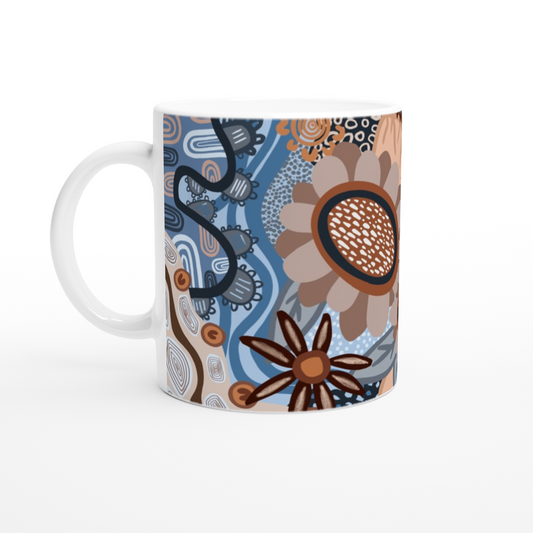 Aboriginal Art | Family Ties | Ceramic 11oz Mug