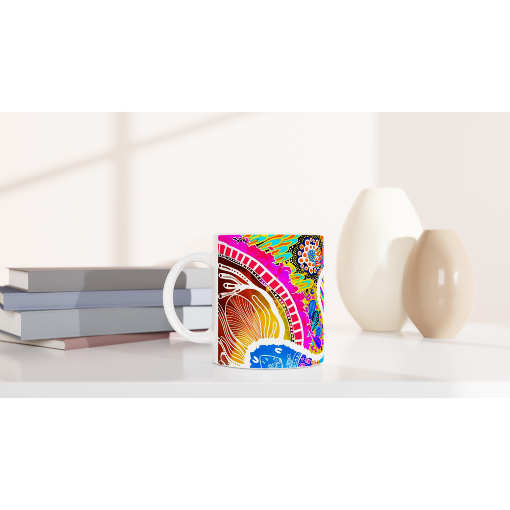 Aboriginal Art | The Great Barrier Reef | Ceramic 11oz Mug