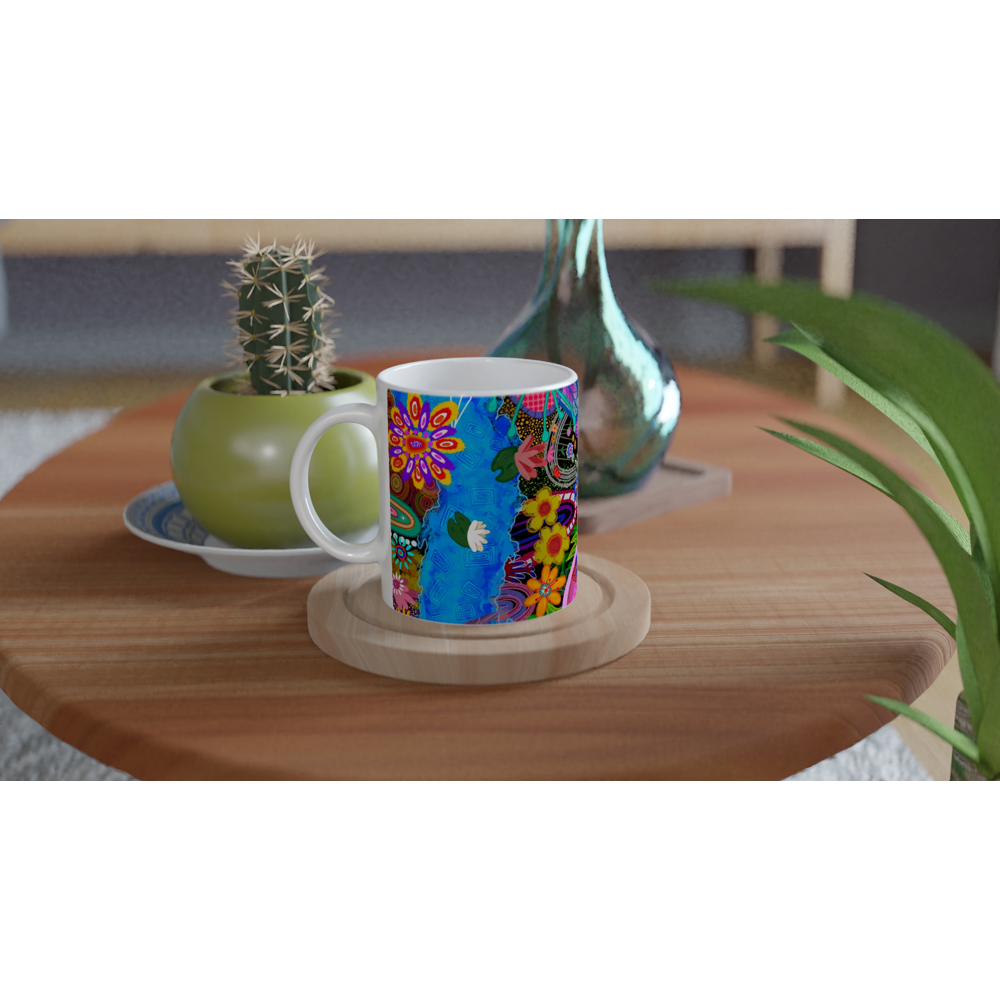 Aboriginal Art | Botanical Gardens | Ceramic 11oz Mug