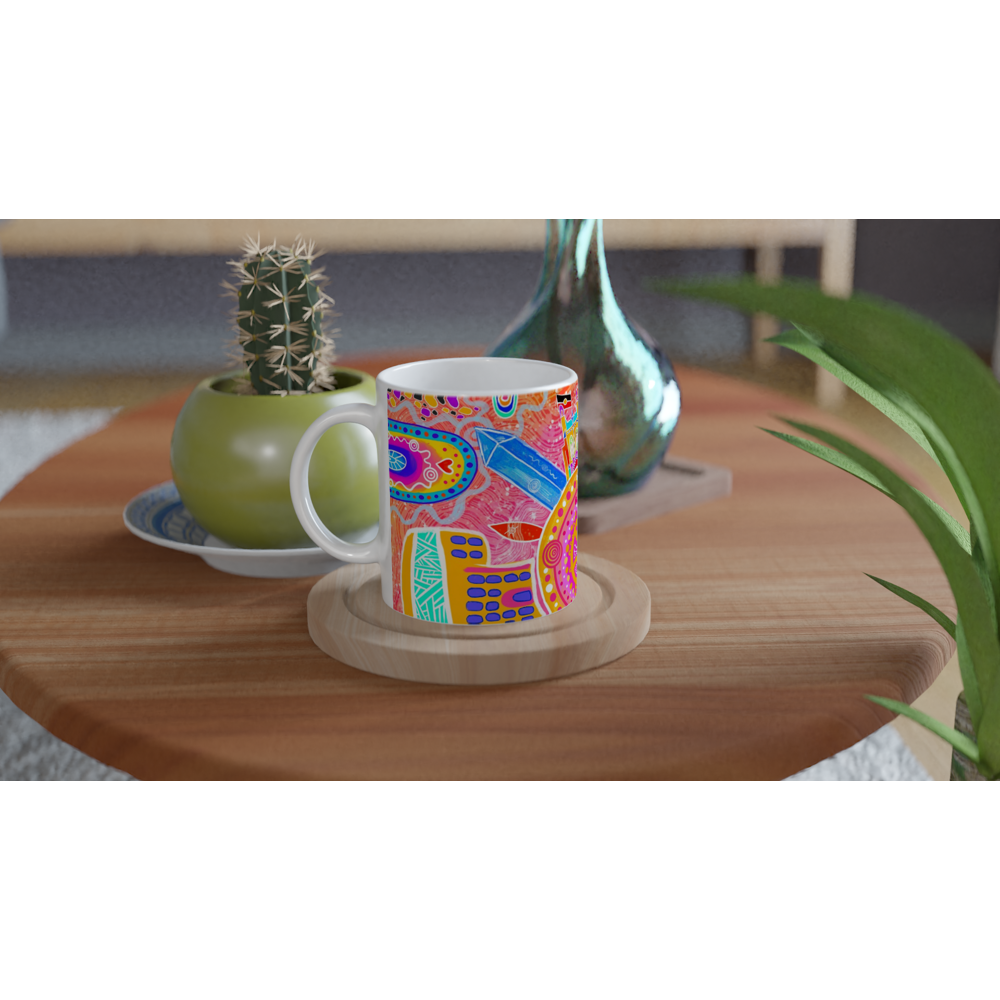 Aboriginal Art | Newcastle City Hub | Ceramic 11oz Mug