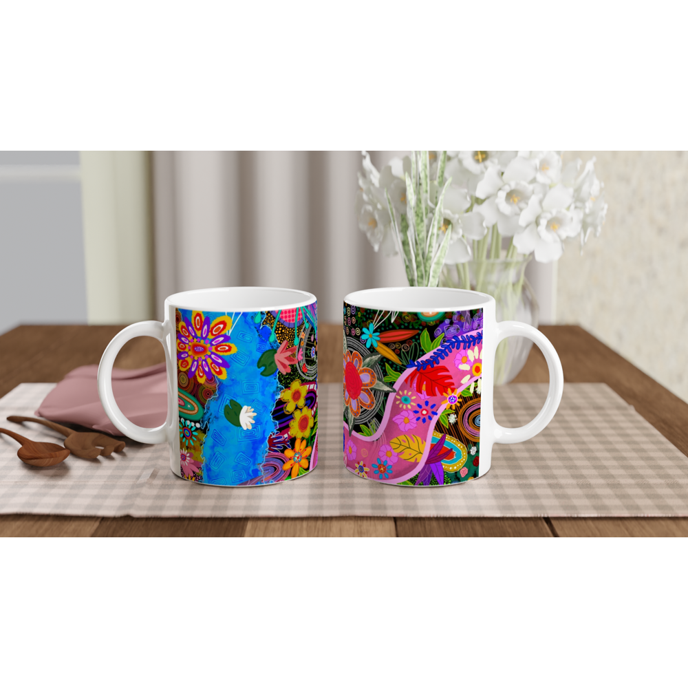 Aboriginal Art | Botanical Gardens | Ceramic 11oz Mug