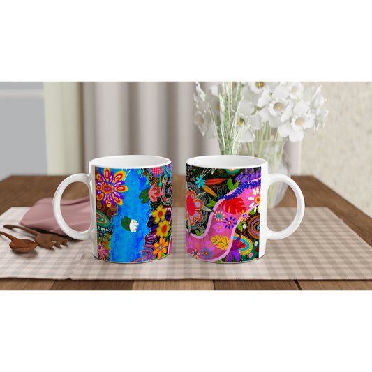 Aboriginal Art | Botanical Gardens | Ceramic 11oz Mug