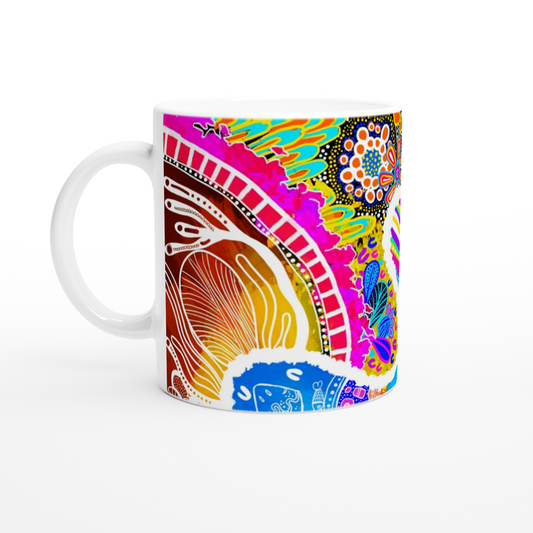 Aboriginal Art | The Great Barrier Reef | Ceramic 11oz Mug
