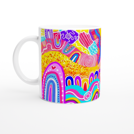 Aboriginal Art | Loud and Proud | Ceramic 11oz Mug