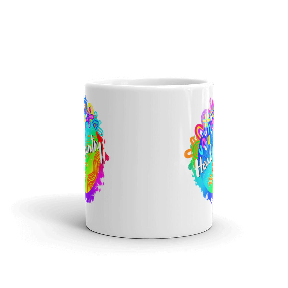 Aboriginal Art | Heal Country NAIDOC 2021 | Ceramic 11oz Mug