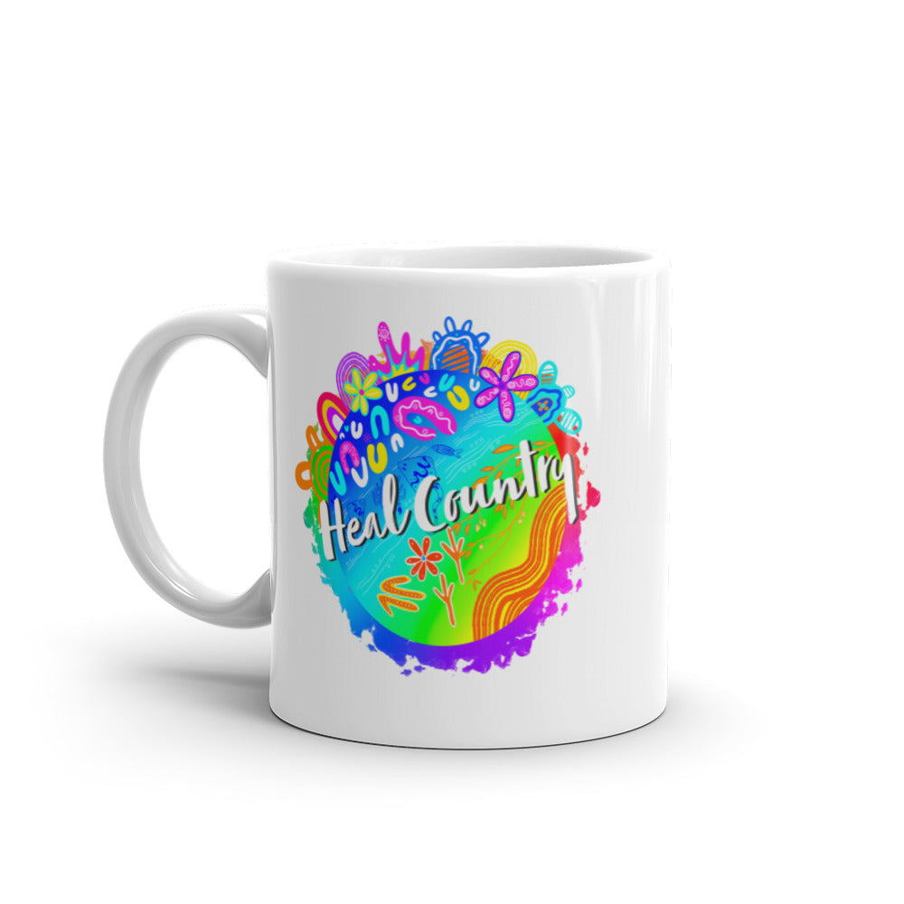 Aboriginal Art | Heal Country NAIDOC 2021 | Ceramic 11oz Mug