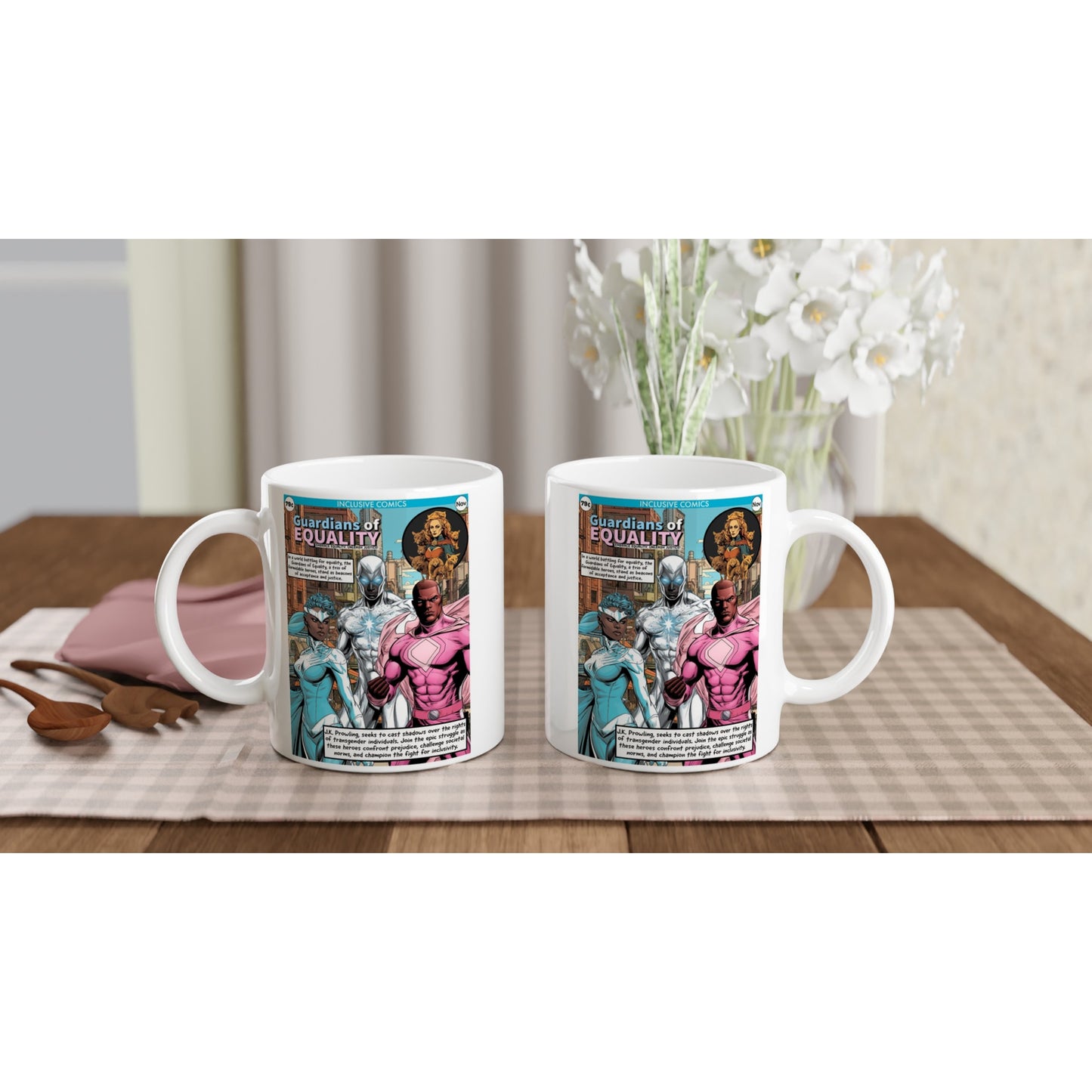 LGBTQIA+ | Guardians of Equality [Queer Super Heroes] | 11oz Ceramic Mug