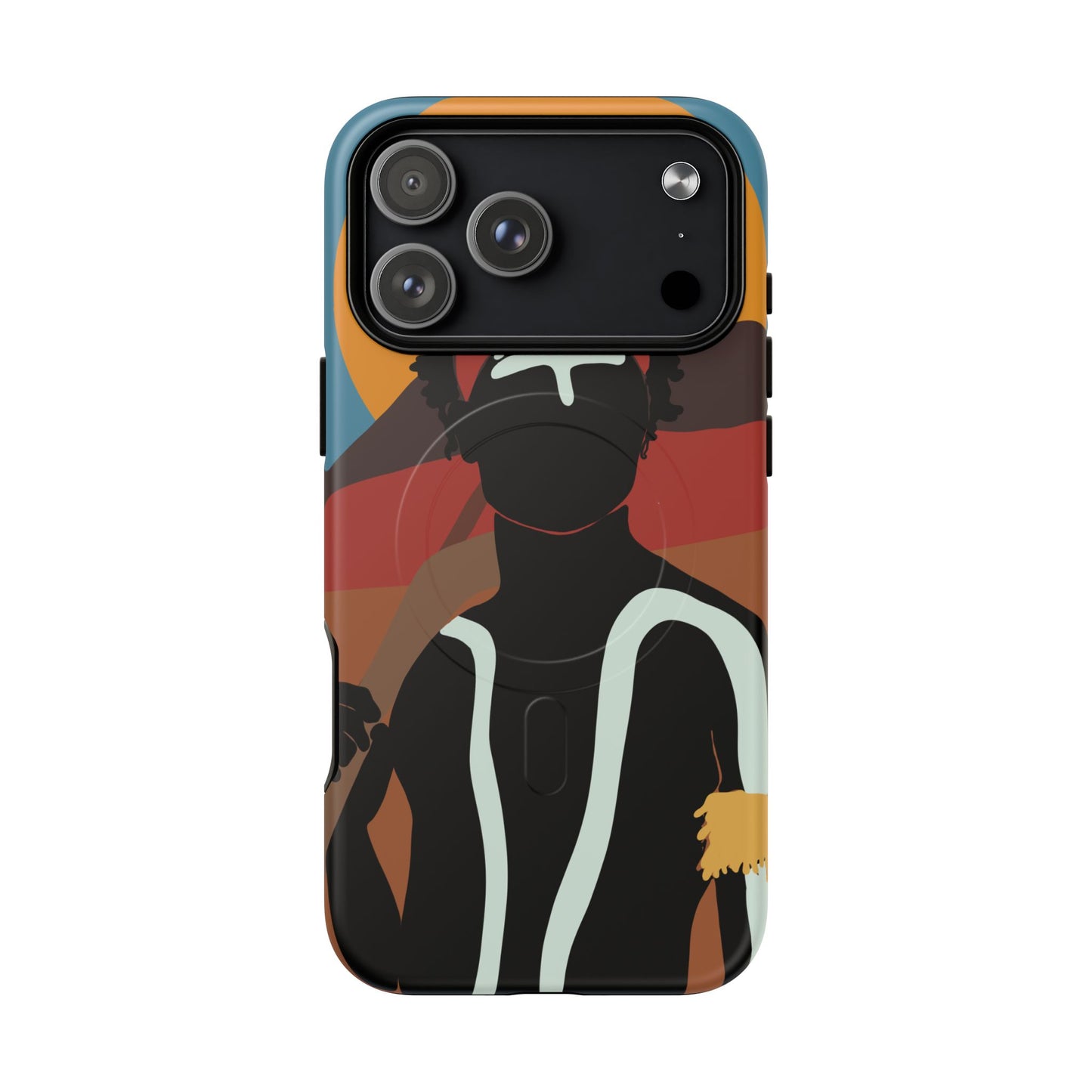 Aboriginal Art | Dreamtime Warrior | Tough Mag Safe Case