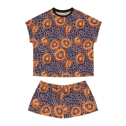 Aboriginal Art Women's Pajama Set — By the water