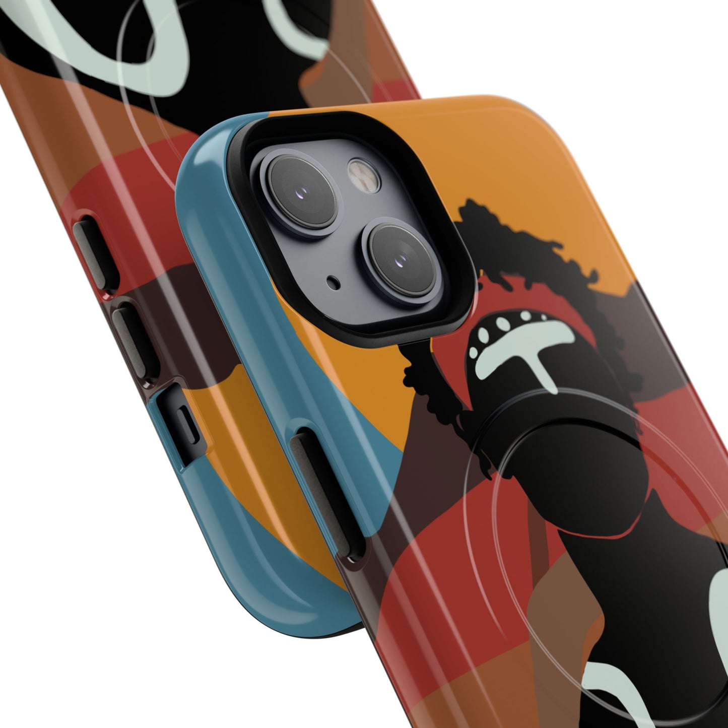 Aboriginal Art | Dreamtime Warrior | Tough Mag Safe Case